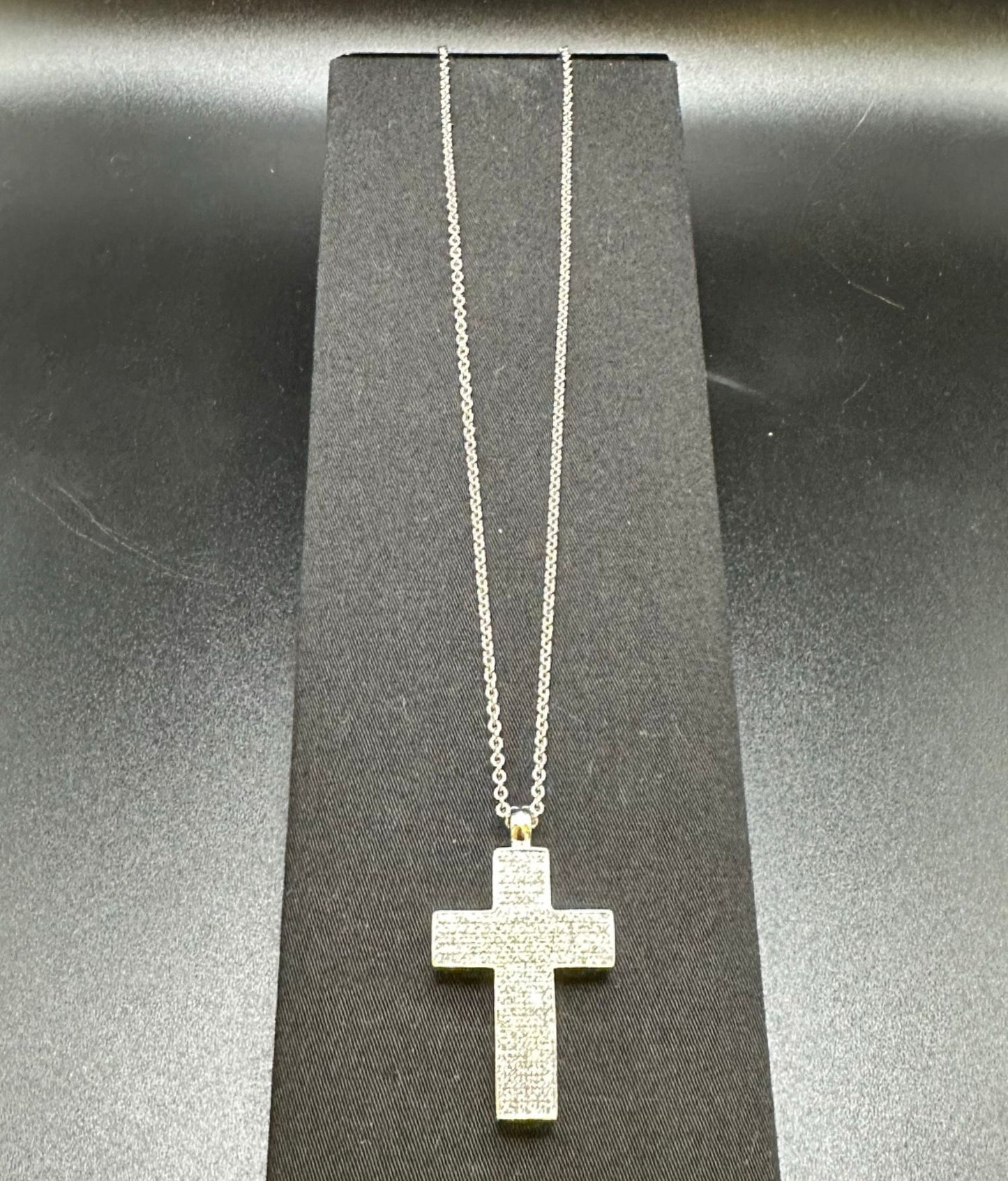 Collana Croce diamanti