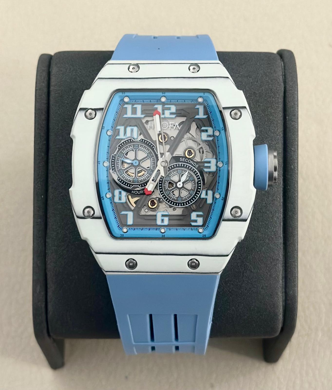 Haofa Carbon TPT Car Rim Designe Automatic Watch