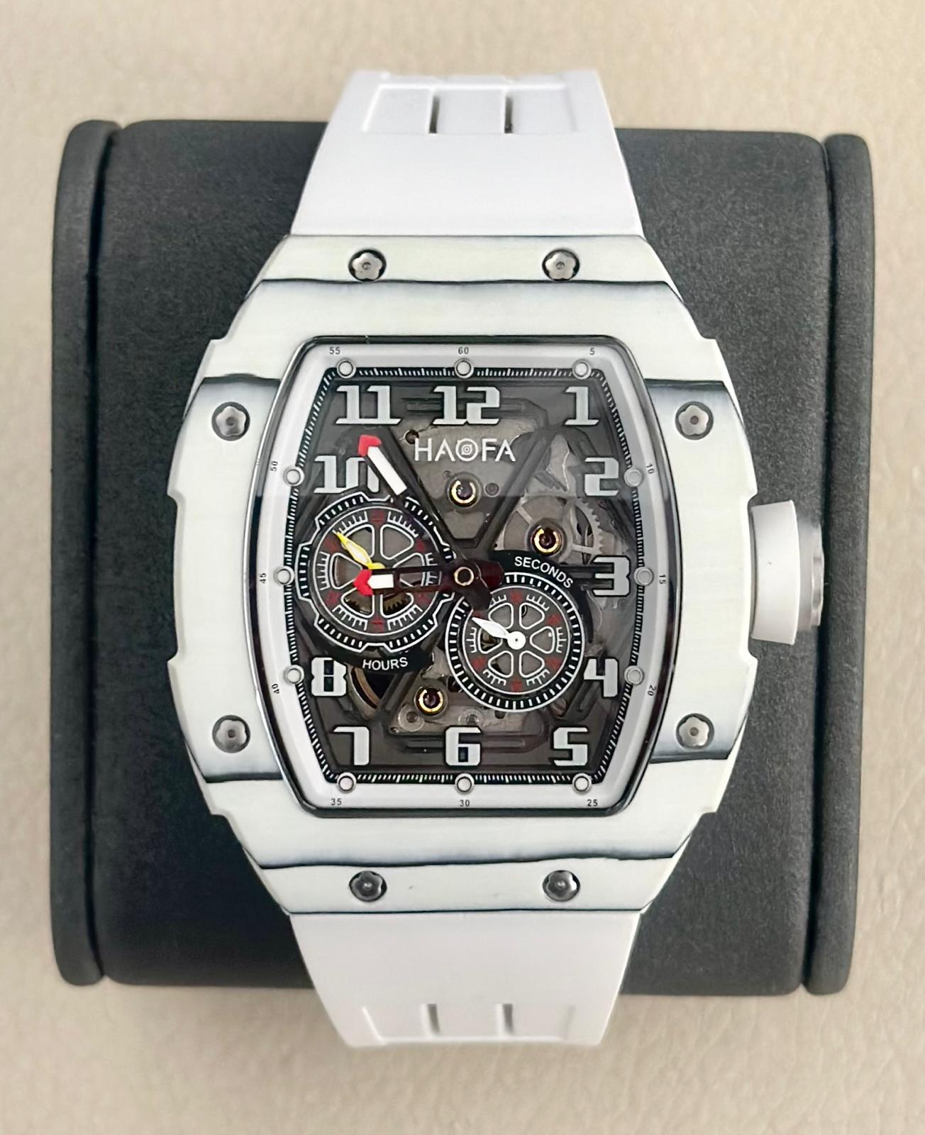 Haofa Carbon TPT Car Rim Designe Automatic Watch