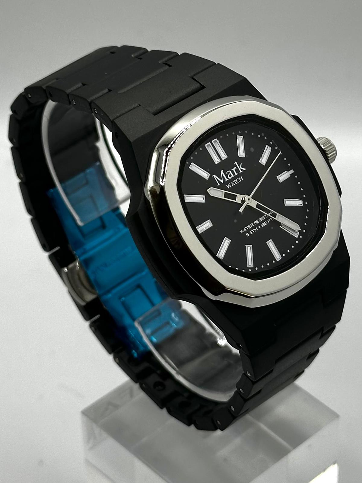 Mark Watch Silver Black