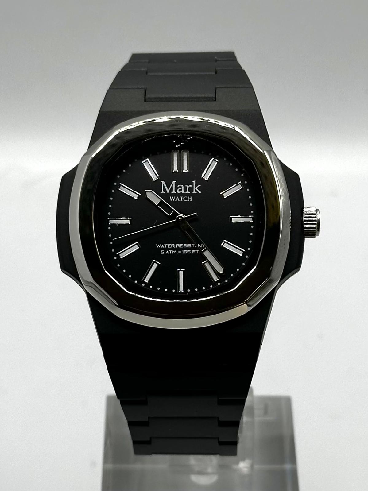 Mark Watch Silver Black
