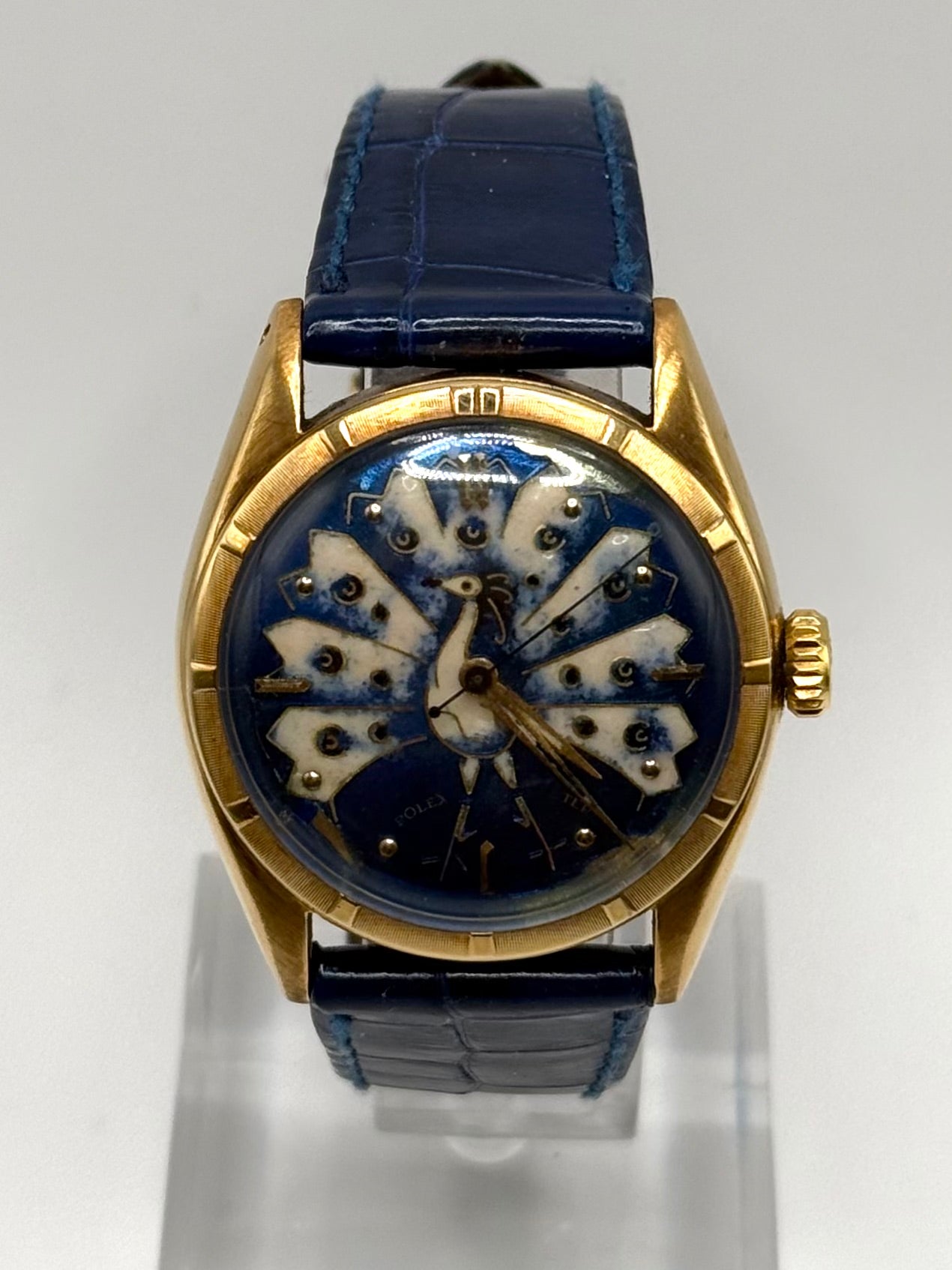 Rolex Oyster Perpetual Cloisonnè Peacock Dial