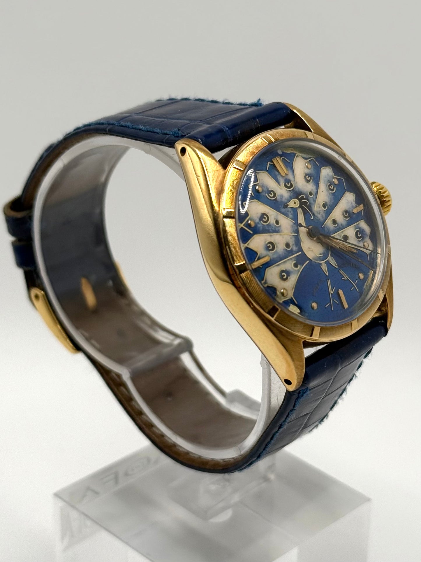 Rolex Oyster Perpetual Cloisonnè Peacock Dial