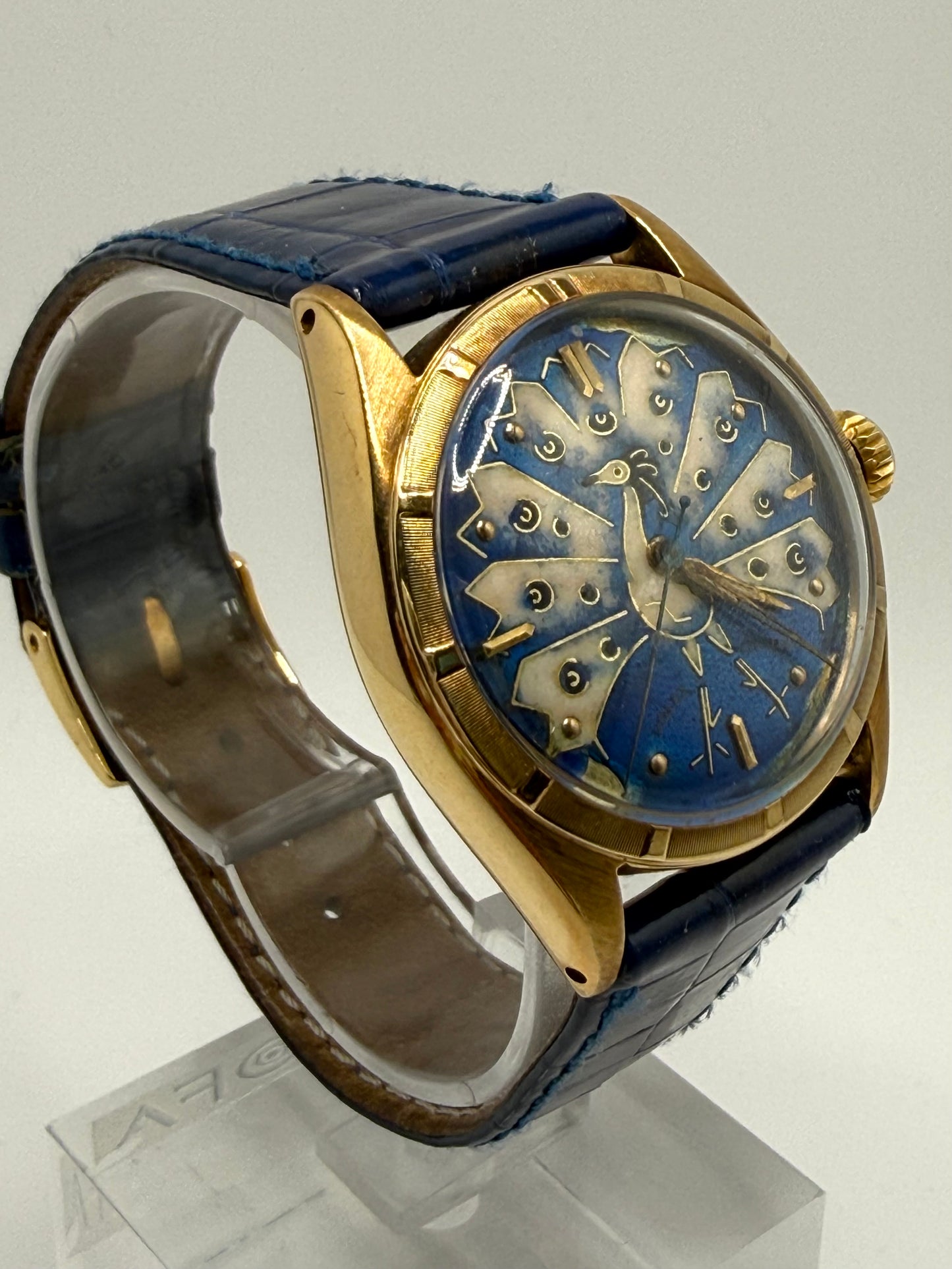 Rolex Oyster Perpetual Cloisonnè Peacock Dial